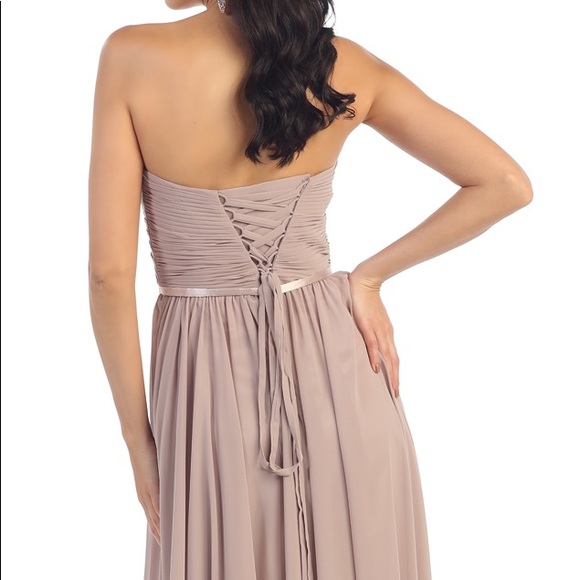 Ivory (white) Prom, Bridesmaid, wedding dress - Picture 5 of 7